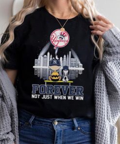Snoopy New York Yankees Baseball Team Skyline Forever Shirt
