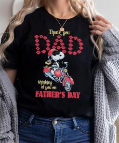 Snoopy Thank You Dad Thinking Of You On Father’s Day shirt