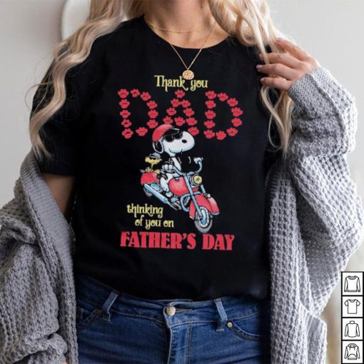 Snoopy Thank You Dad Thinking Of You On Father’s Day shirt