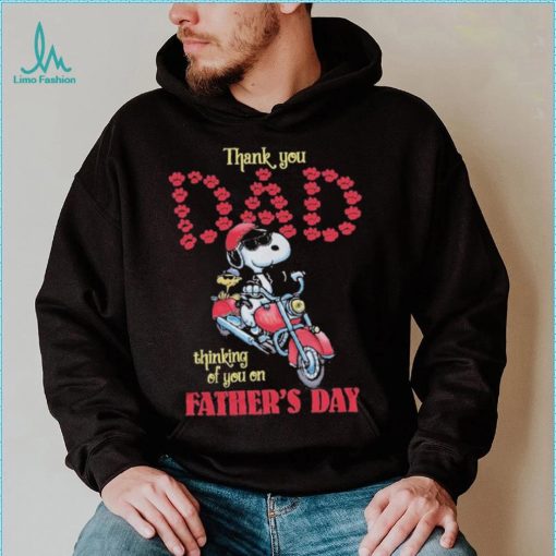 Snoopy Thank You Dad Thinking Of You On Father’s Day shirt