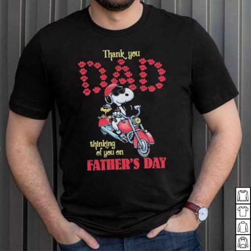 Snoopy Thank You Dad Thinking Of You On Father’s Day shirt