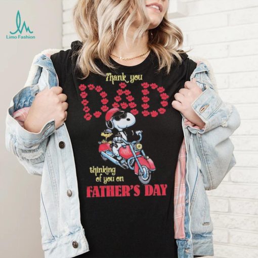 Snoopy Thank You Dad Thinking Of You On Father’s Day shirt