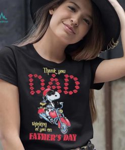 Snoopy Thank You Dad Thinking Of You On Father’s Day shirt