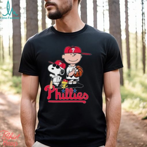 Snoopy Woodstock Charlie Brown Philadelphia Phillies Shirt