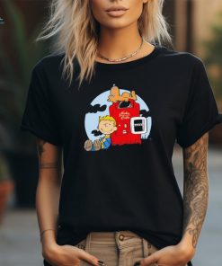 Snoopy and Charlie Brown dogmuts Nuka Cola shirt