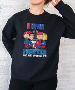 Snoopy and The Peanuts Los Angeles Clippers Forever Not Just When We Win shirt