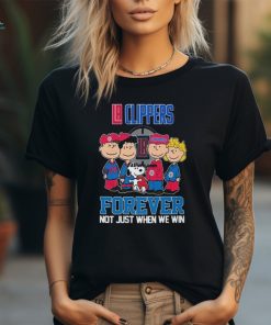 Snoopy and The Peanuts Los Angeles Clippers Forever Not Just When We Win shirt