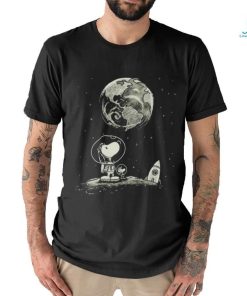 Snoopy and Woodstock earth from the moon shirt