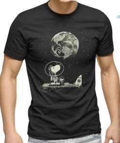 Snoopy and Woodstock earth from the moon shirt