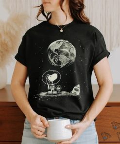 Snoopy and Woodstock earth from the moon shirt