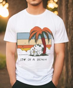 Snoopy son of a beach art shirt