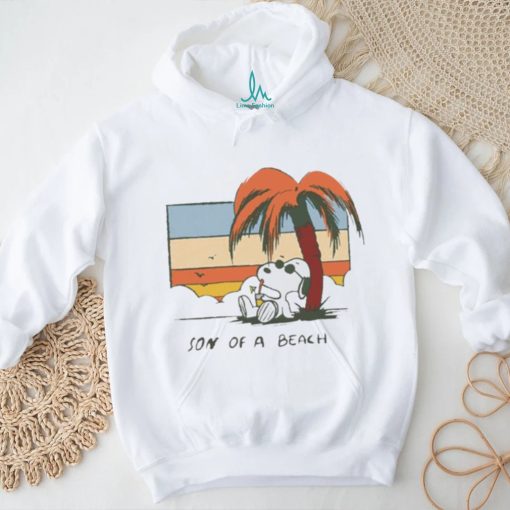 Snoopy son of a beach art shirt