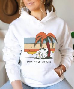 Snoopy son of a beach art shirt