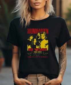 Soundgarden 40 Years 1984 2024 Thank You For The Memories Shirt