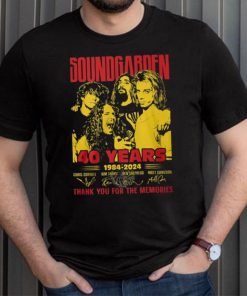 Soundgarden 40 Years 1984 2024 Thank You For The Memories T Shirt