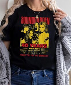 Soundgarden 40 Years 1984 2024 Thank You For The Memories T Shirt