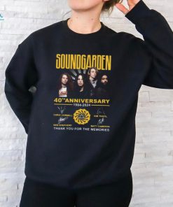 Soundgarden 40th Anniversary 1984 2024 Thank You For The Memories T Shirt