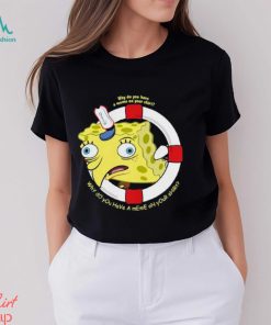 Spongebob Squarepants Navy Why Do You Have A Meme On Your T Shirt, hoodie, sweater, long sleeve and tank top Spongebob Squarepants Navy Why Do You Have A Meme On Your T Shirt