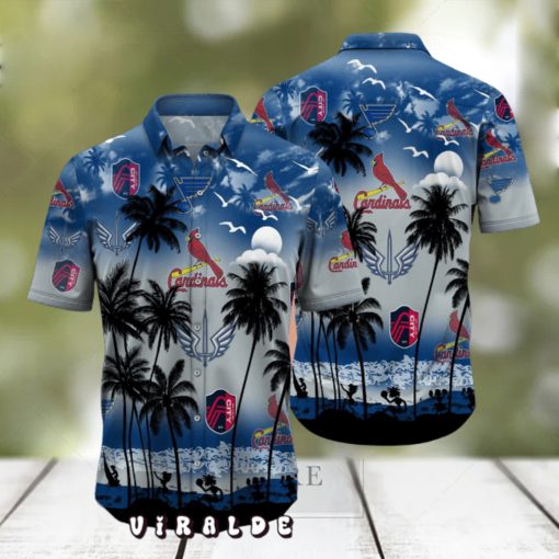 St. Louis Cardinals MLB Palm Tree Sports Hawaiian Shirt