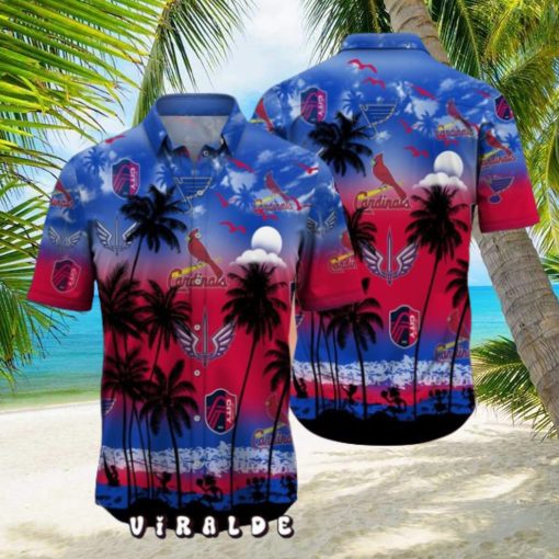 St. Louis Cardinals Sports Coconut Design Hawaiian Shirt