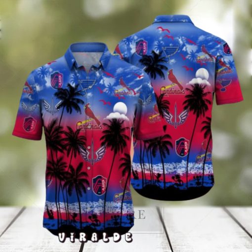 St. Louis Cardinals Sports Coconut Design Hawaiian Shirt