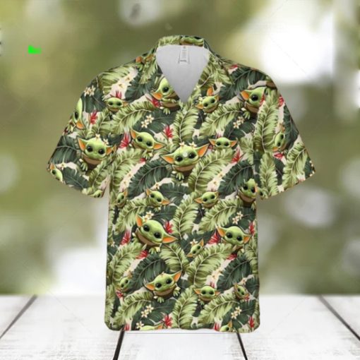 Star Wars Baby Yoda Forest Tropical Aloha Hawaiian Shirt Gifts For Men And Women Hawaiian Shirt