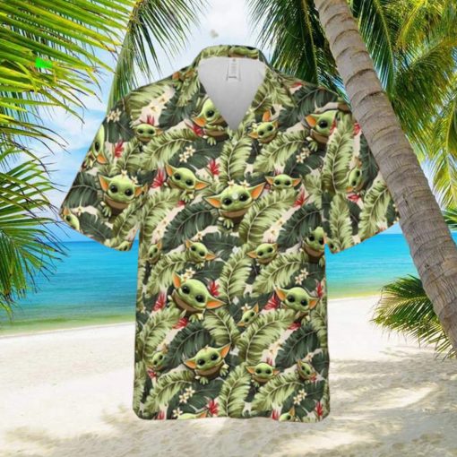 Star Wars Baby Yoda Forest Tropical Aloha Hawaiian Shirt Gifts For Men And Women Hawaiian Shirt