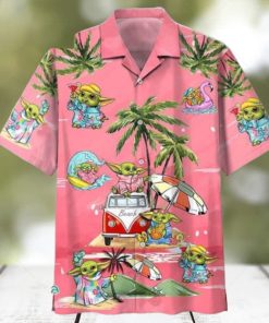 Star Wars Baby Yoda Perfect For Your Family Summer Beach Tropical Aloha Hawaiian Shirt Gifts For Men And Women Hawaiian Shirt