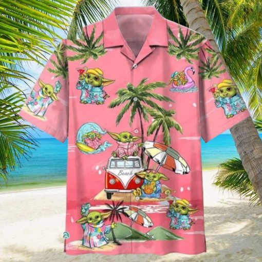 Star Wars Baby Yoda Perfect For Your Family Summer Beach Tropical Aloha Hawaiian Shirt Gifts For Men And Women Hawaiian Shirt