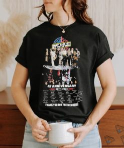 Star Wars Day May The 4th Be With You 47 Anniversary 1977 2024 Thank You For The Memories Shirt