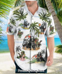 Star Wars Pattern 3D Hawaiian Shirt