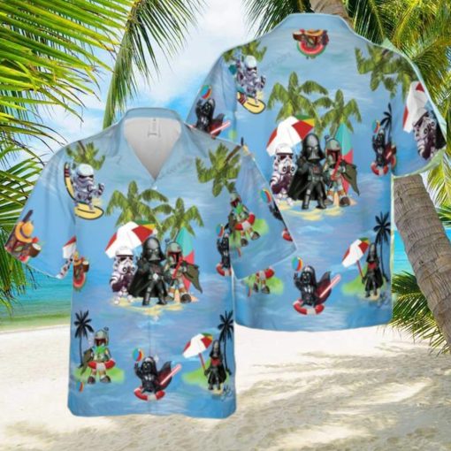 Star Wars Pattern Full Printing Hawaiian Shirt