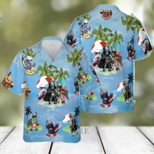 Star Wars Pattern Full Printing Hawaiian Shirt