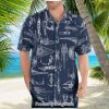 NFL Houston Texans Halloween Skull Pumpkin Hawaiian Shirt