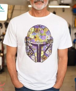 Star Wars The Mandalorian Floral Helmet Girls T Shirt