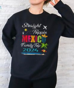 Straight Trippin' 2024 Family Vacation Trip Mexico Matching T Shirt
