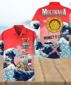 Straw Hat Pirates Mugiwara Monkey D Luffy Hawaiian Shirt