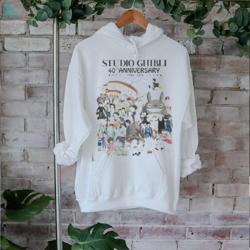 Studio Ghibli 40th Anniversary 1984 2024 Miyazaki Hayao Love Signature shirt Studio Ghibli 40th Anniversary 1984 2024 Miyazaki Hayao Love Signature shirt
