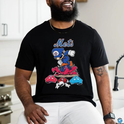 Super Mario New York Mets Stomp Atlanta Braves And Other Teams Shirt