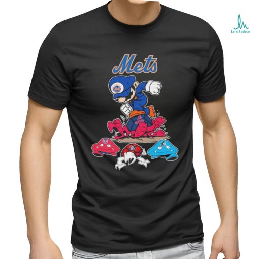 Super Mario New York Mets Stomp Atlanta Braves And Other Teams Shirt