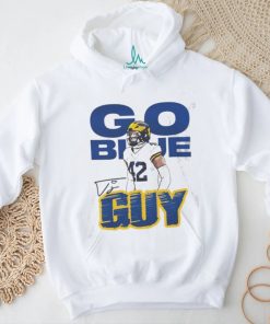 TJ Guy 42 Go Blue Guy Michigan Wolverines signature shirt