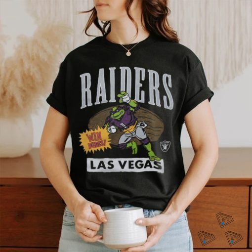 TMNT Donatello x Las Vegas Raiders shirt