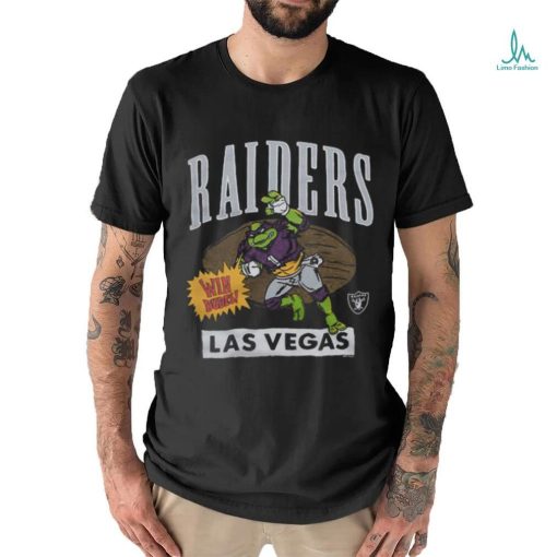 TMNT Donatello x Las Vegas Raiders shirt