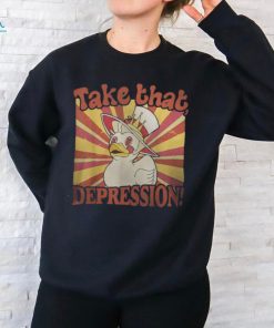 Take That Depression Duck, Lucifer Duck Retro Vintage Shirt