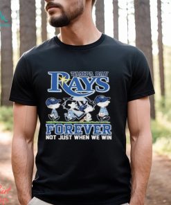 Tampa Bay Rays And Peanuts Characters Walking Road Forever Not Just When We Win