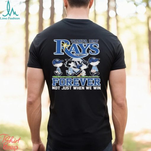 Tampa Bay Rays And Peanuts Characters Walking Road Forever Not Just When We Win