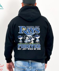 Tampa Bay Rays And Peanuts Characters Walking Road Forever Not Just When We Win