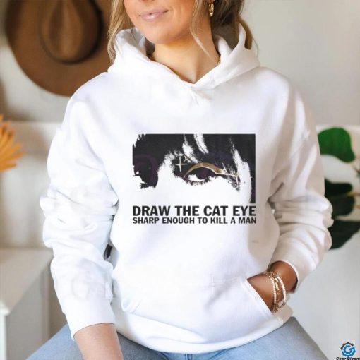 Taylor swift draw the cat eye 2024 shirt