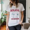 Taylor wearing Solana Summer shirt