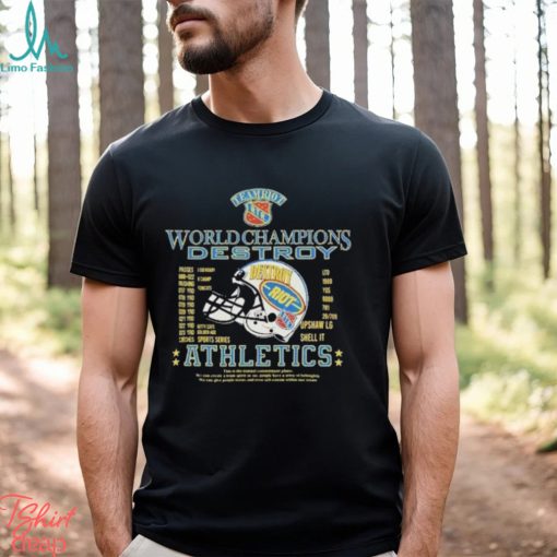 Team Riot RTR World Champions Destroy Athletics Shirt